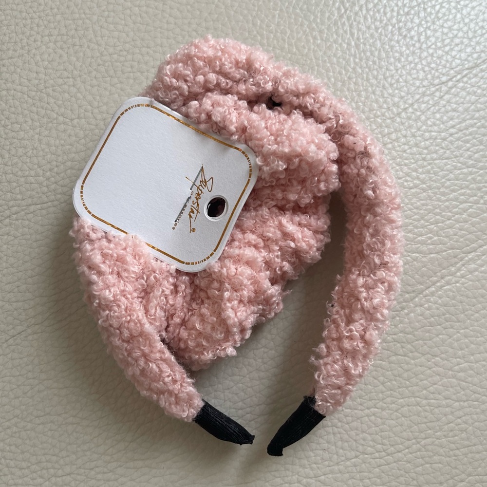 Light Pink Teddy Headband